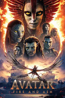 Poster for the film Avatar: Fire and Ash